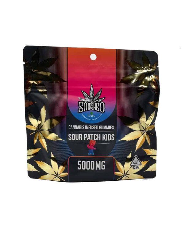 SMASHED 5000MG GUMMIES - SOUR PATCH KIDS